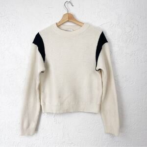 Baldwin | Cream Wool Cashmere Sweater